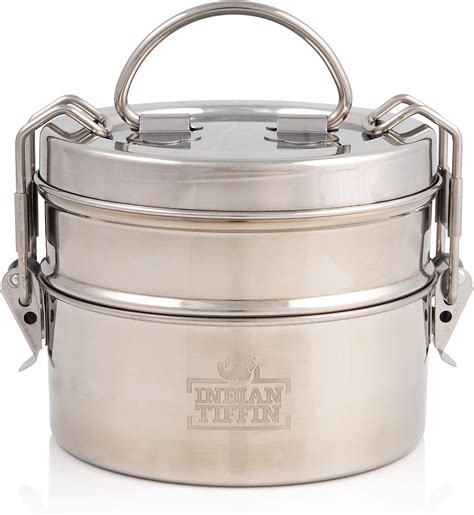 stainless steel tiffin box amazon|tiffin lunch box for adult.